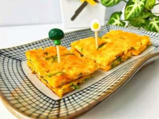 7、宝宝辅食:南瓜烘蛋—细腻软嫩,自带清甜,些许奶香!12M+,诱人的金黄色