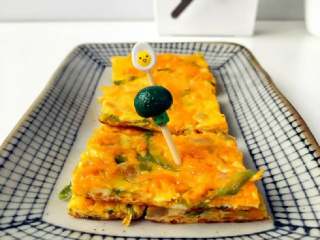 8、宝宝辅食:南瓜烘蛋—细腻软嫩,自带清甜,些许奶香!12M+,开始享用吧