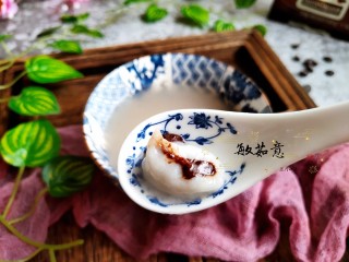 17、巧克力流心汤圆,敏茹意作品～巧克力流心汤圆