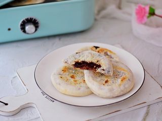 14、糯米豆沙饼,成品图