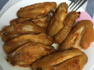 6、新奥尔良烤翅（烤箱版）,装盘。