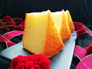 16、原味戚风蛋糕（8寸基础戚风超详细版）,成品图。