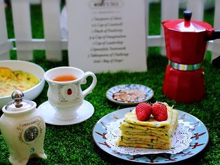 13、记忆中的角瓜鸡蛋饼,配上一壶生普洱茶、舒坦