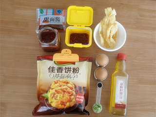 3、地方菜　煎饼,全部食材