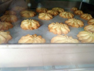 17、曲奇饼干,放进预热好的烤箱中层170度，20分钟即可