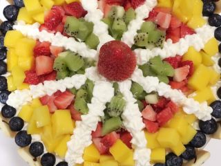 8、水果奶油蛋糕,我会告诉你我做蛋糕是新手么？