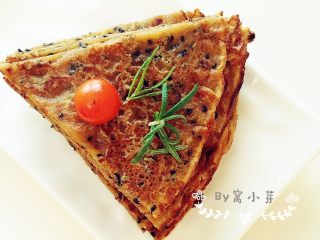 12、芝麻红糖饼 ,简单摆盘