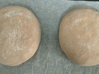 13、红酒果料面包,把面团放入烤箱调发酵功能40分钟（烤箱底部放一杯热水）