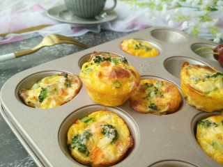 16、蔬菜鸡蛋杯,成品图。