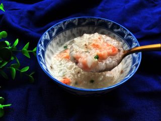 13、宝宝辅食之香菇虾蓉粥,成品！宝宝辅食就是这么简单，营养又美味！
