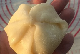 12、雪媚娘,包起捏紧收口即可。