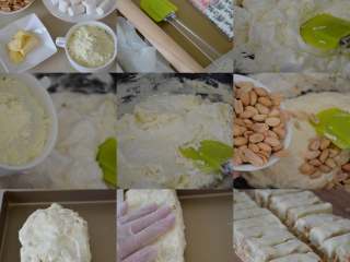 22、花生牛轧糖,一目了然的制作步骤。