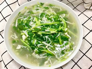 16、莧菜金針菇,好吃美味又營養的莧菜金針菇完成囉！