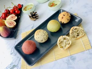 22、Q弹麻糬面包,外皮酥脆 里面Q弹