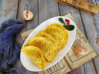 19、妈妈的味道～美味蛋饺（平底锅版）,一次可以多做一点，吃不完用保鲜袋装起来，放冰箱冷冻，吃的时候提前拿出来就可以了