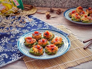 18、肉末酿豆角,好吃