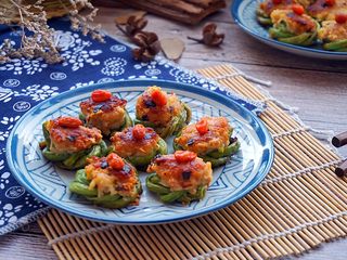 20、肉末酿豆角,鲜香