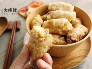 11、土豆“排骨”の鸡胸肉丨大嘴螺,中间那不小心溢出的芝士简直就是绝配！