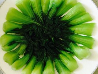 5、香菇油菜,控干水分码盘