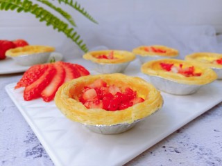 18、草莓蛋挞,味道太赞了。