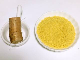 1、小米山药粥,食材准备：小米45克，山药20克