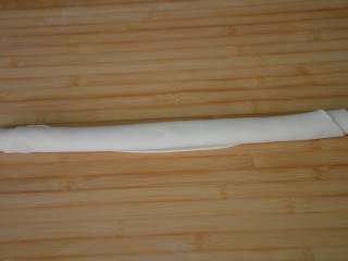 7、家常油饼,卷成这样。