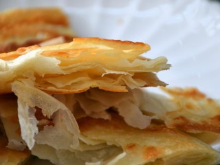 16、家常油饼,看看饼的分层。