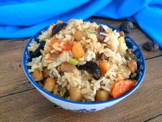 20、＃感恩节食谱＃香菇干贝焖油饭,再来一张