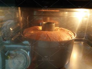 16、红枣戚风蛋糕,.送入预热好的烤箱，170度，40分钟。