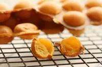 7、鸡蛋仔,热的时候还会软，降温之后，就会外脆里嫩了；