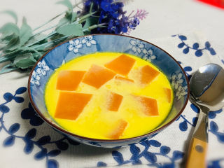 11、南瓜鸡蛋羹,成品图