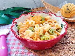 16、【宝宝辅食】三文鱼杂蔬意面,三文鱼杂熟意面 get ✔，满足宝宝的胃，美翻你的心~