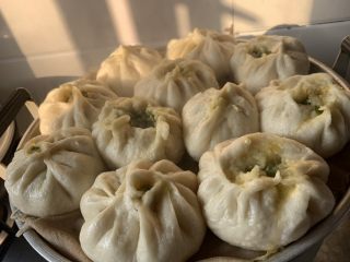 15、妈妈的味道菜包子,出锅