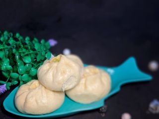 16、妈妈的味道菜包子,白白的包子