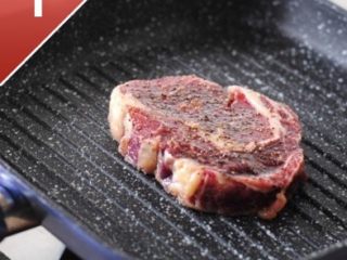 2、煎牛排,如图