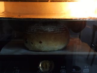 22、蔓越梅乡村面包,如果上色满意就加盖锡纸。