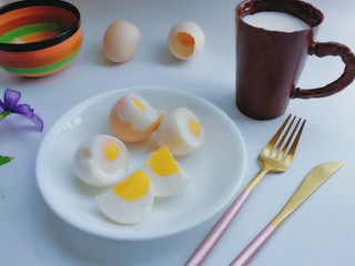 15、仿真早餐（芒果布丁+巧克力杯子）,成品。