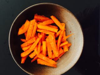 5、甘梅地瓜,如图。完成。