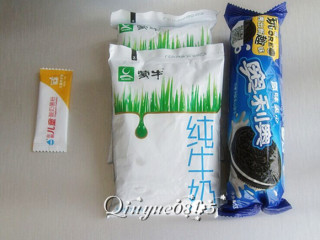 1、奥利奥酸奶盆景,准备食材