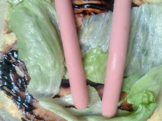 21、宝宝辅食    10M+ 超级松软的小米饼,在放让火腿。