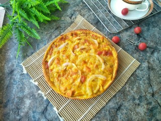 14、咖喱披萨,成品