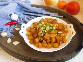 16、#圆土豆# 蒜子烧土豆,成品图