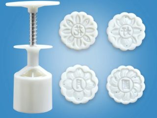 6、绿豆糕,用模子压