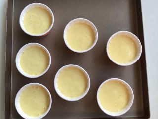 11、无水蜂蜜小蛋糕,纸杯装八分满即可