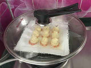 13、磷虾仁玉子豆腐#宝宝辅食#,13沸水上锅大火蒸5~6分钟