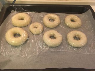 35、奶酪面包圈,都好了！盖上湿布或保鲜膜，常温，第二次发酵，30分钟