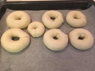 39、奶酪面包圈,发酵好的面包圈是不是胖胖的很可爱呀