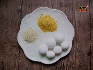 1、干吃汤圆,准备食材