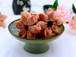 22、桃花朵朵开-桃花酥,颜值爆棚的桃花酥。