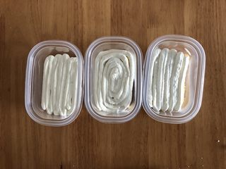 21、口感绝佳的豆乳盒子,挤上一层奶油